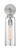 Satco | 60-7141 | Marina 1 Light Wall Sconce Brushed Nickel Clear Glass