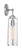 Satco | 60-7141 | Marina 1 Light Wall Sconce Brushed Nickel Clear Glass