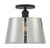 Satco | 60-7334 | Motif 1 Light 10 in. Semi-Flush Black