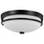 Satco | 60-5586 | Neval 2 Light Flush Fixture Satin White Glass