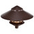 Satco | SF76-635 | Pagoda Garden Fixture Large 10" Hood 1 Light 2 Louver Old