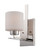 Satco | 60-5201 | Parallel 1 Light Vanity Fixture with Etched Opal Glass