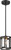 Satco | 60-6412 | Payne 1 Light Mini Pendant Clear Beveled Glass