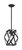Satco 60-7302 | Zemi; 1 Light; Mini Pendant Fixture; Black Finish with Clear Glass