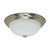 Satco | 60-199 | 3 Light 15" Flush Mount Alabaster Glass