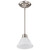 Satco | 60-365 | Empire Mini Pendant 7" Hang Straight Canopy