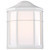 Satco | 60-537 | 1 Light 10 in. Cage Lantern Wall Fixture Die Cast