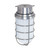 Satco | SF76-626 | 1 Light 11" Industrial Style Surface Frosted Glass Metallic Silver