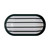 Satco | SF77-857 | 1 Light 10" Oval Cage Wall Polysynthetic Body Lens Black Finish