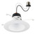 Satco | S11845 | 9 Watt 6" Deep Baffle CCT-Selectable Recessed LED Downlight