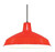Satco | SF76-663 | 1 Light 16" Pendant Warehouse Shape Red Finish