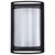 Satco | 62-1394 | LED Bulk Head Fixture Black Finish White Glass