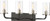 Satco | 60-6129 | Sherwood 4 Light Vanity 32 in. Iron Black Brushed Nickel