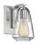 Satco | 60-7111 | Skybridge 1 Light Vanity Fixture Brushed Nickel Finish Clear