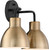 Satco | 60-6792 | Sloan 2 Light Vanity Matte Black Burnished Brass Finish