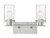 Satco | 60-7172 | Sommerset 2 Light Vanity Brushed Nickel Clear Glass