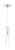 Satco | 60-6866 | SpyGlass 1 Light Mini Pendant Polished Nickel/Clear Glass