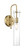 Satco | 60-6855 | SpyGlass 1 Light Wall Sconce Fixture Vintage Brass Finish Clear