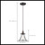 Satco | 60-5511 | Vintage 1-Light Caged Pendant Vintage Lamp