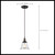 Satco | 60-5502 | Vintage 1-Light Pendant Clear Glass Vintage Lamp