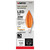 Satco | S11301 | 2W CA11 LED Satin Spun Amber Candelabra 2100K 120V