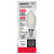 Satco S9868 | 2.5W LED C11 Vintage Torpedo Frosted Light 2700K Dimmable (Reference Only)