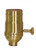 Satco | 80-1772 | On-Off Turn Knob Socket Stamped Solid Brass