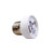 Satco | 80-1888 | White Medium to GU24 Socket Reducer with Locking Device