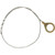 Satco | 80-1965 | 1/8 IP Round Ground Lug with 1 Foot 18/1 Tinned Copper Ground
