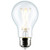 Satco | S12464 | 8W A19 LED Clear 4000K Medium Base