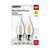 Satco | S21850 | 4W CA10 LED Clear Medium Base 3000K 350 Lumens
