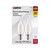 Satco | S21846 | 5.5W CA10 LED Clear Candelabra 2700K 500 Lumens 120V