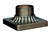 Satco | 25-5615 | Aluminum Post Base Classic Bronze Finish 6 in. Square Vega Pi