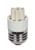 Satco | 80-2161 | E26 To G9 Extender White Finish 1-1/8" Overall Extension 500W