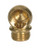 Satco | 80-2214 | Brass Ball 90 Degree Small Angle Nozzle Unfinished 1/8 IP