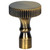 Satco | 80-2404 | Solid Brass Knob 4/36 Mandrel Antique Brass