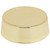 Satco | 90-1050 | 1" Plain Knob 1/8 IP 3/8" Height Polished Brass Finish
