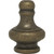 Satco | 90-1161 | Large Pyramid Knob Antique Brass Finish