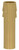 Satco | 90-1249 | Plastic Drip Candle Cover Antique 3" Height