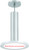 Satco | 62-1302 | 9 in. Blink Pendant Kit White Finish