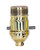 Satco | 80-1032 | On-Off Push Thru Socket Polished Brass Finish