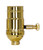 Satco | 80-1042 | 150W Turn Knob Dimmer Socket Brass