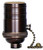 Satco | 80-2445 | On-Off Pull Chain Socket Stamped Brass Dark Antique Brass