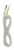 Satco | 80-2463 | 8 Foot Rayon Cord Set Silver Finish