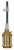 Satco | 80-2573 | Medium Base Lampholder 4pc. Solid Brass Prewired Keyless