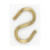 Satco | 90-013 | Brass Plated S-Hook 5/8\