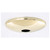 Satco | 90-048 | Plain Shallow Fixture Brass Finish 5in. D