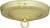 Satco | 90-052 | Ribbed Canopy Kit Brass Finish 5" D 7/16" Center Hole
