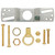 Satco | 90-062 | Standard Canopy Kit Brass Finish 5" D 7/16" Center Hol