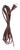 Satco | 90-1524 | 8 Foot 18/2 SPT-1 105C Cord Set Brown Finish 36" Hank 200 Car
